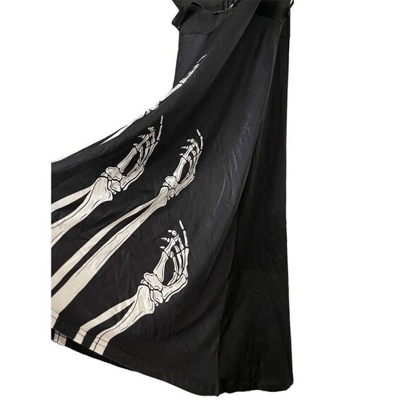 Gothic/Steampunk/Halloween Costume Dress Black Skeleton Hands size medium - Picture 2 of 3